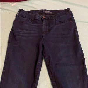 mid-rise skinny jeans